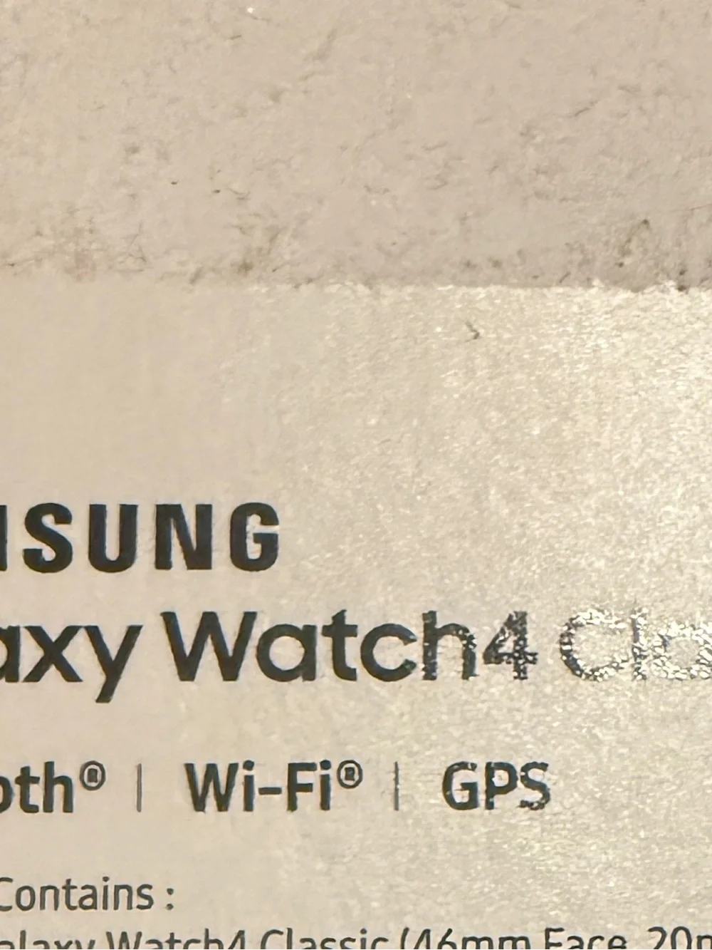 Samsung Black Smartwatch Galaxy Watch4 Classic w/ watchbands screen covers